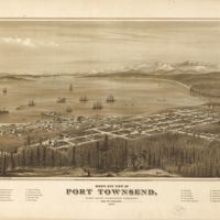 Port Townsend From a Birds-eye View 1878
